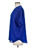 Assorted Brands 100% Polyester Blue Short Sleeve Blouse Size M - photo 5