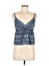 BCBGMAXAZRIA Blue Sleeveless Blouse Size M - photo 1