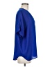 Assorted Brands 100% Polyester Blue Short Sleeve Blouse Size M - photo 4