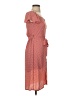 Monteau Polka Dots Pink Casual Dress Size S - photo 4