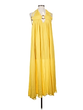 long yellow dresses for prom Vintage Yellow Backless Beaded Chiffon Long Prom Dress P3350 – PreppyDress main image 1