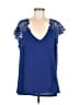 Zella Blue Short Sleeve Top Size L (estimated) - photo 1