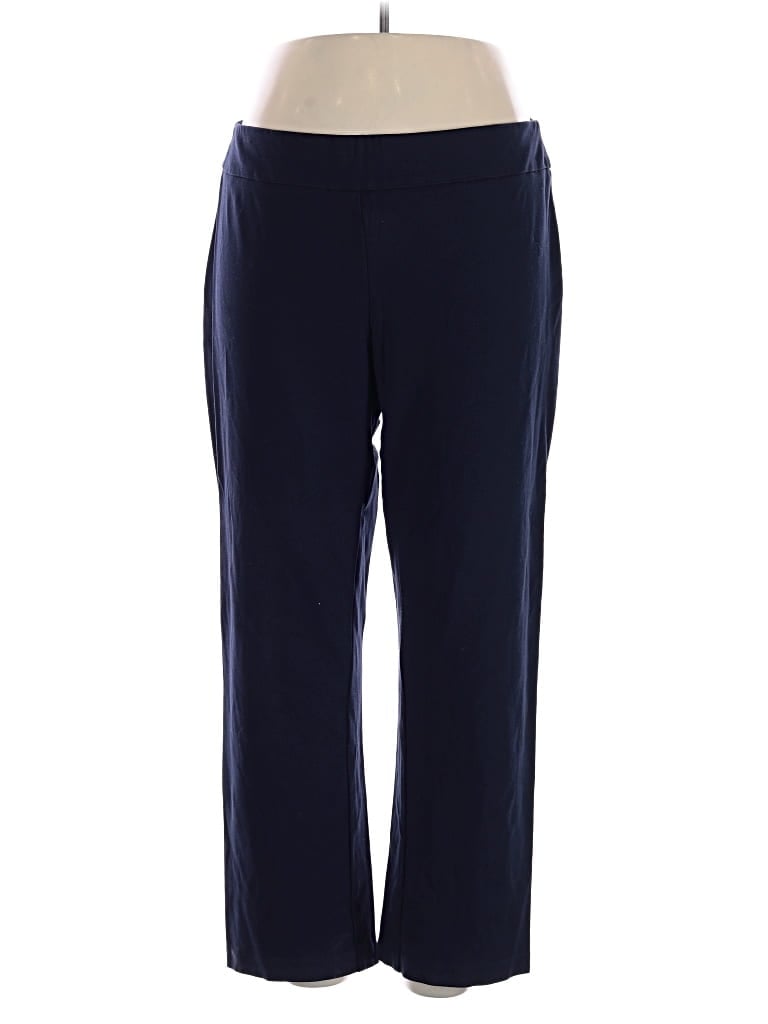 Pre-owned Ashley Stewart Casual Pants In Blue