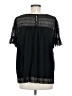 Max Studio Black Short Sleeve Blouse Size 6 (estimated) - photo 2