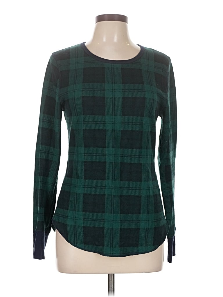Pre-owned Old Navy Long Sleeve T-shirt In Green