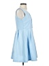 Unbranded Solid Blue Cocktail Dress Size S - photo 4