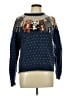 Woolrich Print Blue Wool Pullover Sweater Size L - photo 1