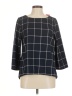 MELLODAY Black 3/4 Sleeve Blouse Size M - photo 1