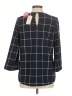 MELLODAY Black 3/4 Sleeve Blouse Size M - photo 2