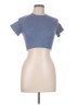 Unbranded Blue Short Sleeve Turtleneck Size L - photo 1