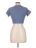 Unbranded Blue Short Sleeve Turtleneck Size L - photo 2