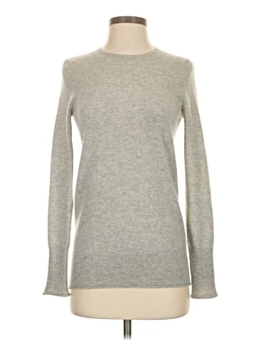 Aqua Cashmere Pullover Sweater (view 1)