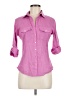Max Studio Pink 3/4 Sleeve Button-Down Shirt Size M - photo 1