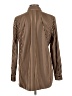 Chico's Chevron-herringbone Brown Gold Long Sleeve Blouse Size Lg (2) - photo 2