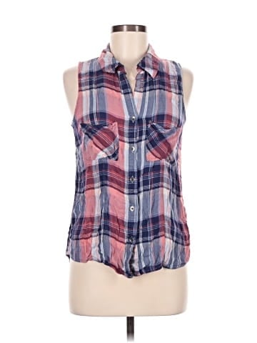 Rock & Republic Sleeveless Button-Down Shirt (view 1)