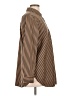 Chico's Chevron-herringbone Brown Gold Long Sleeve Blouse Size Lg (2) - photo 4