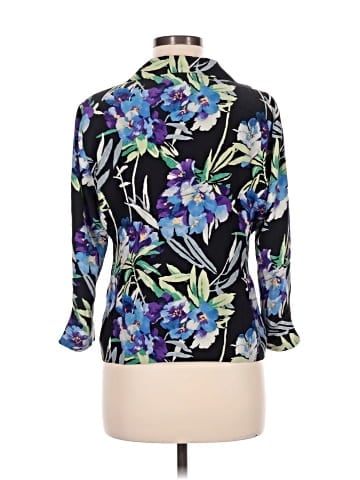 Elizabeth and James 3/4 Sleeve Silk Top (view 2)