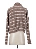 Hippie Rose Tweed Brown Turtleneck Sweater Size S - photo 2