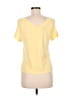 Talbots Yellow Short Sleeve Top Size M - photo 2