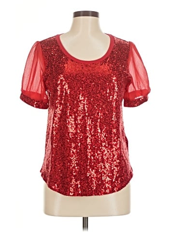 DKNY Short Sleeve Blouse (view 1)