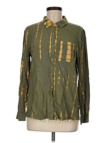 Mystree Long Sleeve Button-Down Shirt (view 1)
