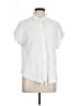 Jessica Simpson White Short Sleeve Blouse Size L - photo 1