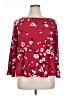 Elle Red Long Sleeve Blouse Size XL - photo 1