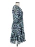 Just... Taylor 100% Polyester Paisley Blue Casual Dress Size 6 - photo 4