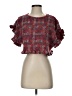 Zara Red Short Sleeve Top Size S - photo 1