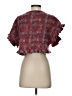Zara Red Short Sleeve Top Size S - photo 2