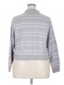 Divided by H&M Stripes Gray Turtleneck Sweater Size XXL - photo 2