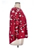 Elle Red Long Sleeve Blouse Size XL - photo 4