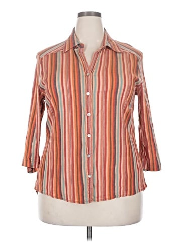 Coldwater Creek 3/4 Sleeve Button-Down Shirt (view 1)