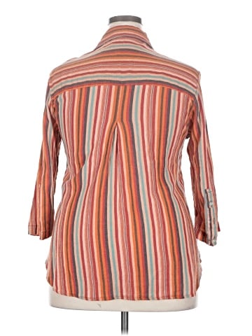 Coldwater Creek 3/4 Sleeve Button-Down Shirt (view 2)