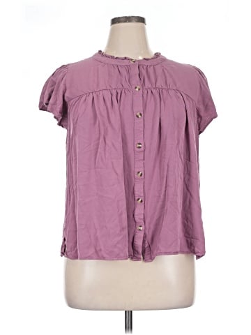 Rose + Olive Short Sleeve Blouse (view 1)