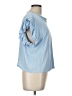 Zara Blue Short Sleeve Top Size L - photo 4