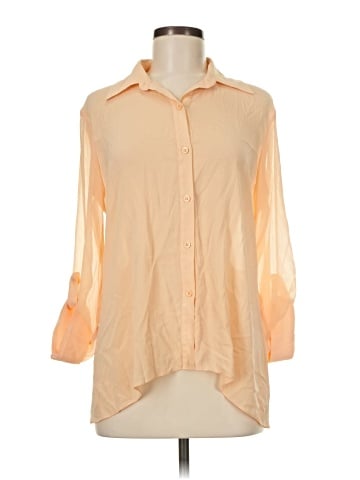 Alice + Olivia 3/4 Sleeve Silk Top (view 1)