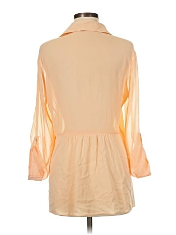 Alice + Olivia 3/4 Sleeve Silk Top (view 2)