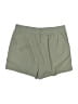 Layer 8 100% Nylon Solid Green Khaki Shorts Size M - photo 2
