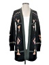 Rubbish 100% Acrylic Black Cardigan Size XS - photo 1