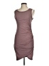 Leith Solid Burgundy Casual Dress Size M - photo 1