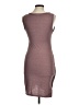 Leith Solid Burgundy Casual Dress Size M - photo 2