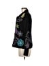 Perceptions 100% Polyester Floral Black Blazer Size M - photo 5