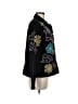 Perceptions 100% Polyester Floral Black Blazer Size M - photo 4