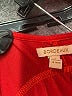 Bordeaux Red 3/4 Sleeve Top Size L - photo 8