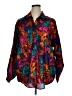 Assorted Brands Floral Purple Long Sleeve Blouse Size XL (estimated) - photo 1