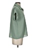 Assorted Brands 100% Polyester Solid Green Short Sleeve Blouse Size S - photo 4