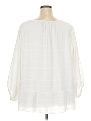 H By Halston 3/4 Sleeve Blouse (view 2)
