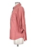 Intro 100% Lyocell Pink 3/4 Sleeve Button-Down Shirt Size S - photo 5