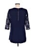 Unbranded Blue 3/4 Sleeve Top Size M (estimated) - photo 2